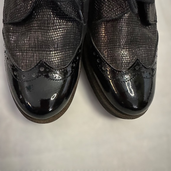 Pitillos Wingtip Oxford Wedges Women's Sz 37 / US 6 - Picture 5 of 11